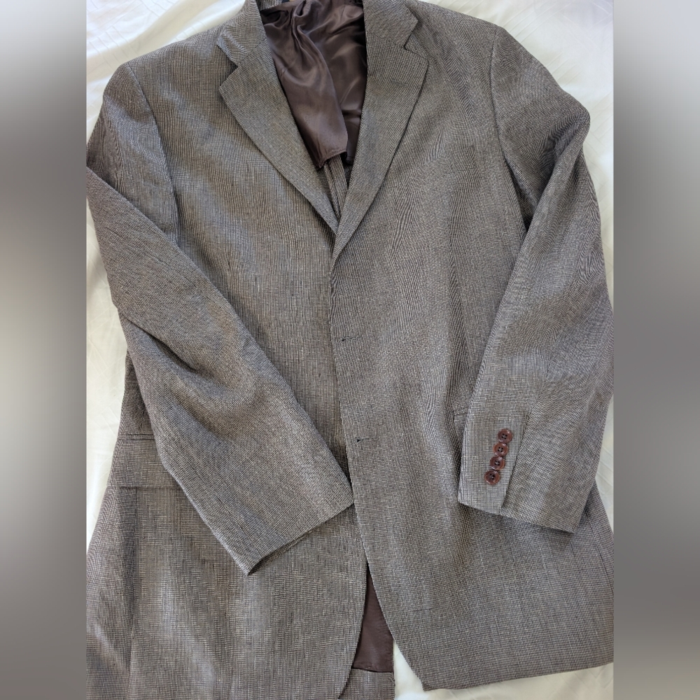 Brooks Brothers Brown Tweed Looking Blazer